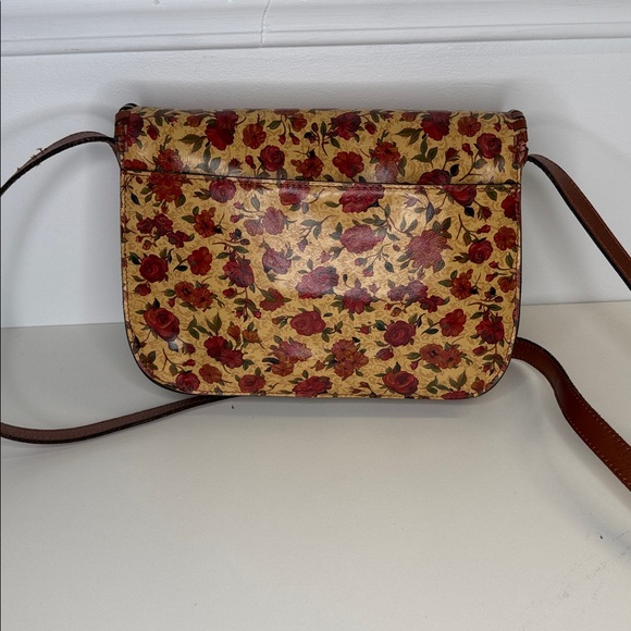 Patricia Nash north south crossbody bag floral leather purse - Picture 6 of 15
